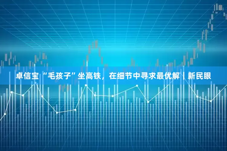 卓信宝 “毛孩子”坐高铁，在细节中寻求最优解｜新民眼