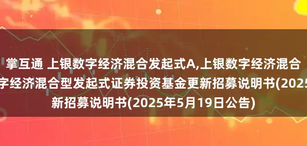 掌互通 上银数字经济混合发起式A,上银数字经济混合发起式C: 上银数字经济混合型发起式证券投资基金更新招募说明书(2025年5月19日公告)