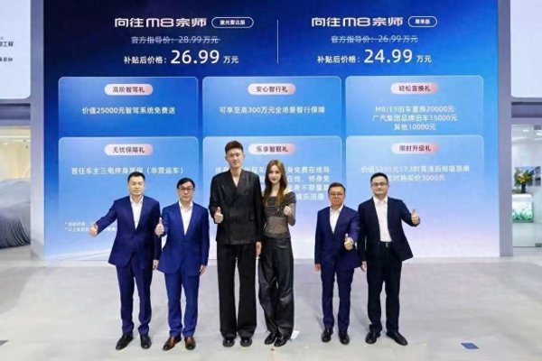 金富宝配资 限时24.99万起售，传祺向往M8宗师把豪华MPV打下来了？